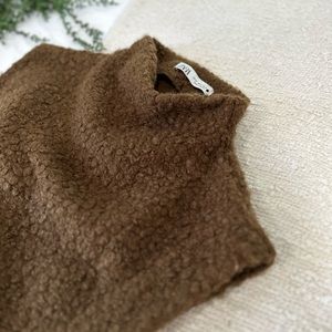 shearling vest women